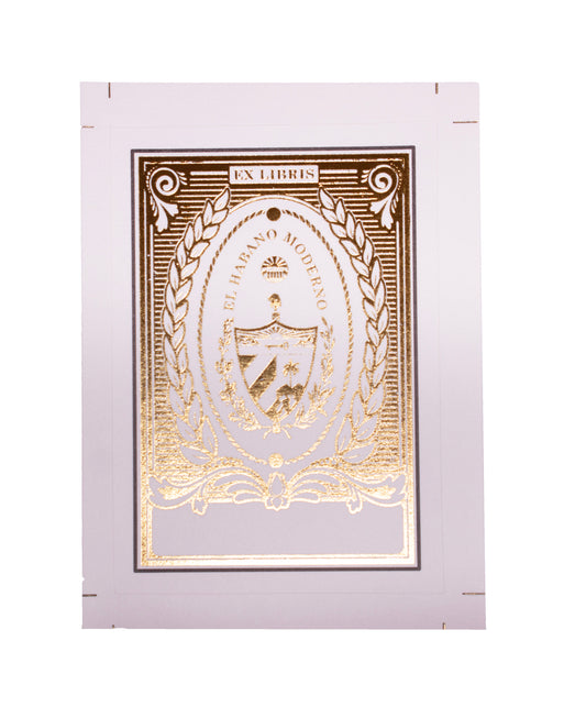El Habano Moderno Ex Libris Bookplate